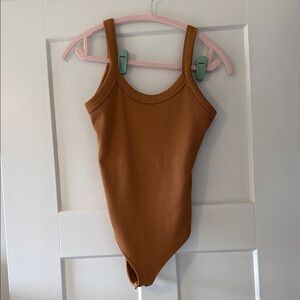Wild Fable Tan Ribbed Top
